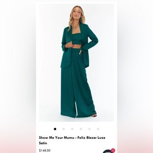 MUMU Felix Blazer and Pant Set